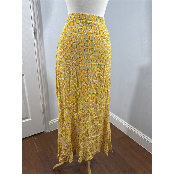 Rhod‎ Skirt Womens 8 Floral Midi Cottagecore Fairy 90s Grunge Boho - Picture 2 of 9